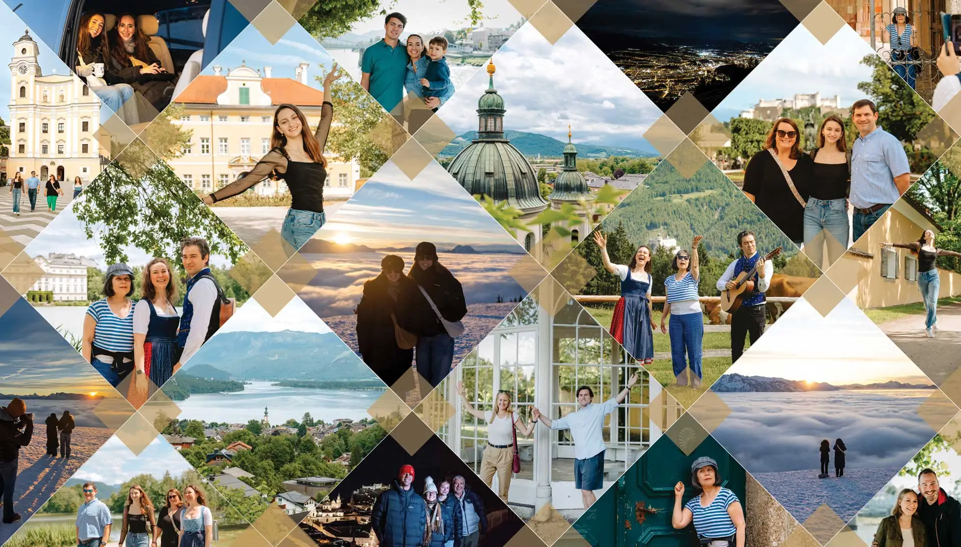 Guests during a private photo tour in Salzburg, captured by a professional photographer for sightseeing tour moments